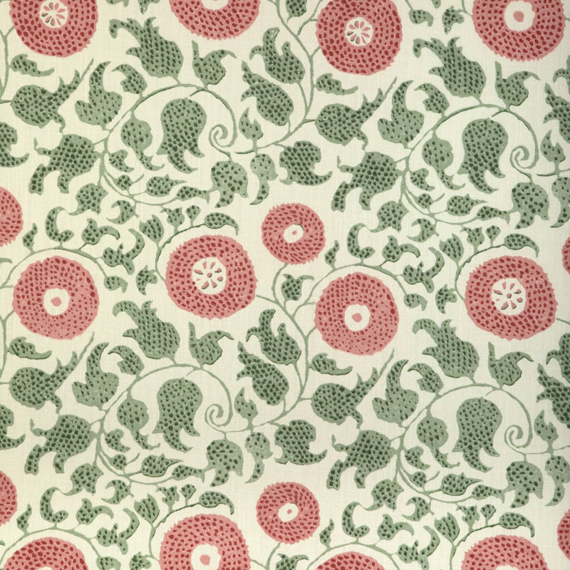 Eldora Print, Leaf/Rose