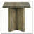 Donovan Mango Brown Square Solid Wood End Table
