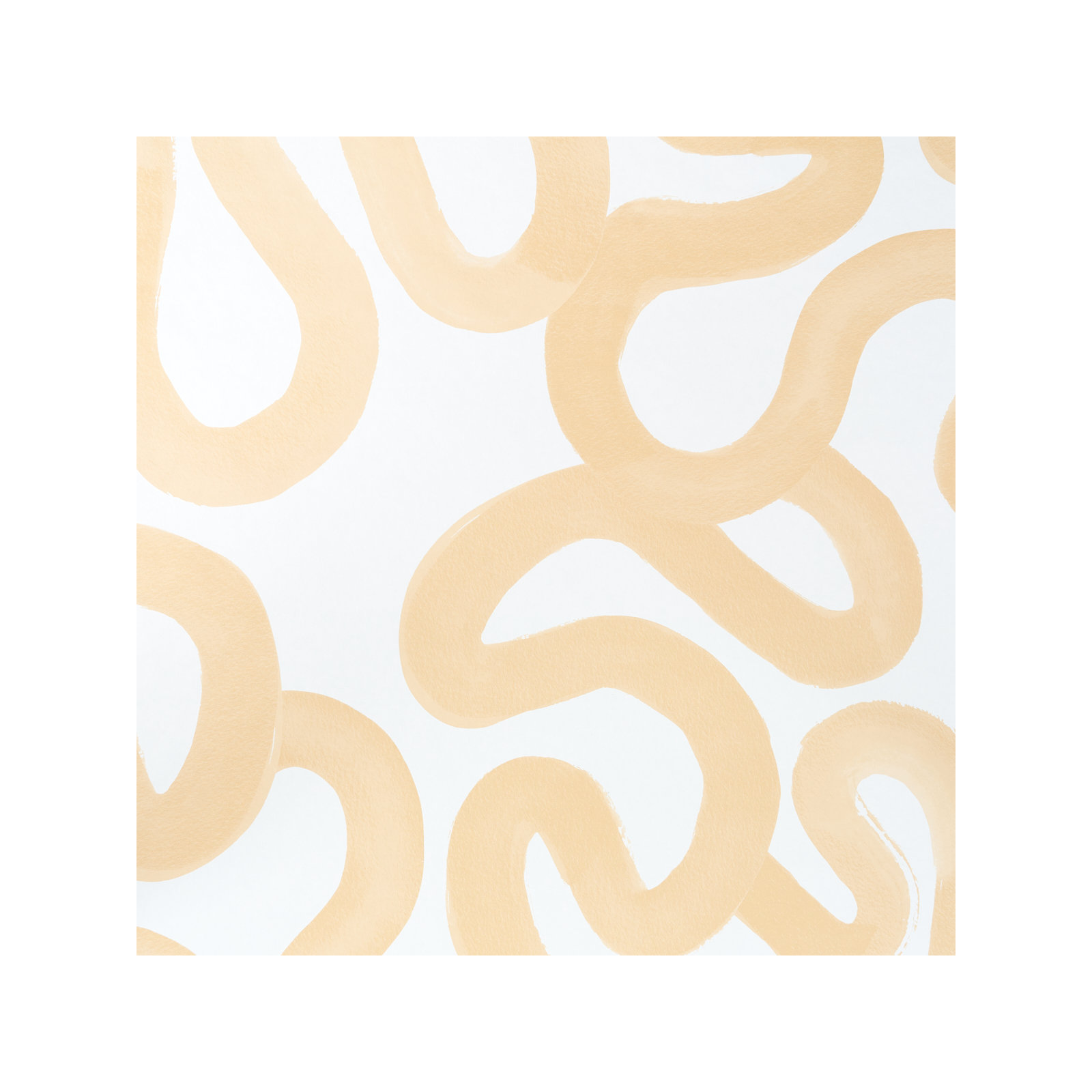 Schumacher x Hadiya Williams Trace Wallpaper, Ochre