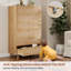 Commode 6 tiroirs en rotin