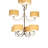 Sequoia 14 - Light Steel Dimmable Chandelier