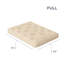 Hidemitsu Futon Sofa Bed Pocket Coil Foam Mattress, CertiPUR-US Certified, No Frame-1585617874