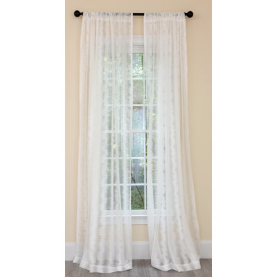 Tyonna Sheer Curtain Single Panel