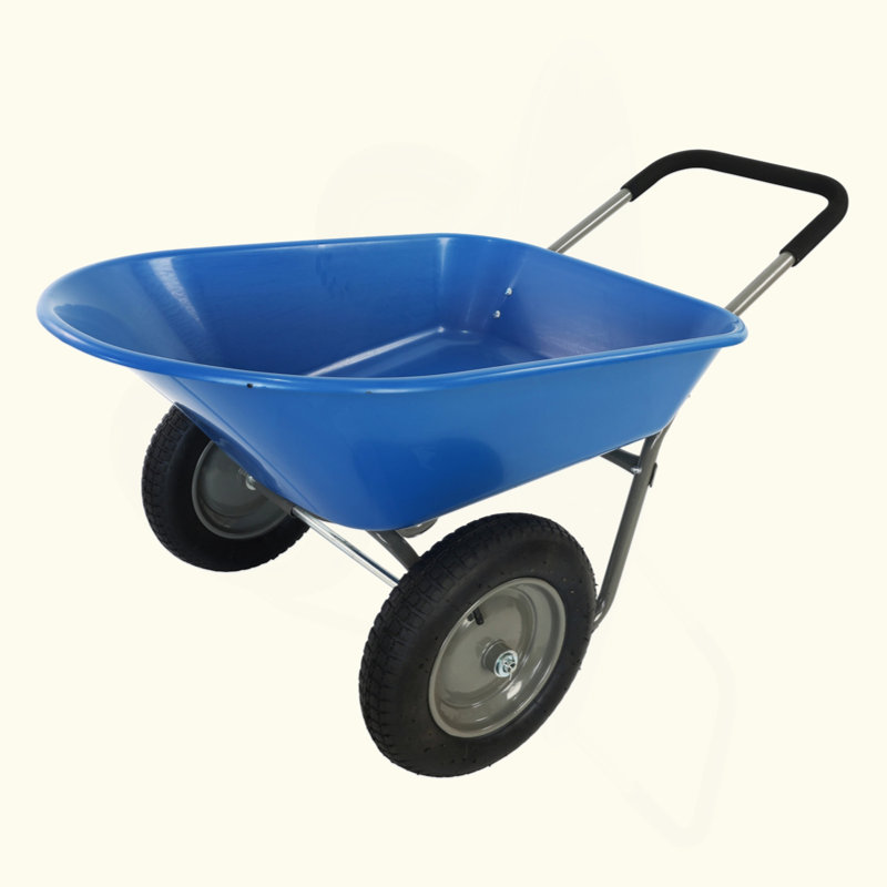 Chariot à deux roues pour jardin Blue Wheel 15 pouces WB189BL