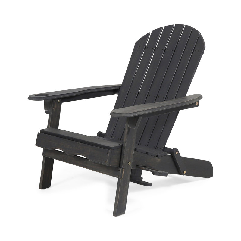Chaise Adirondack Bellwood, Gris foncé