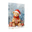 Ours de Noël avec cadeaux et neige-830354338