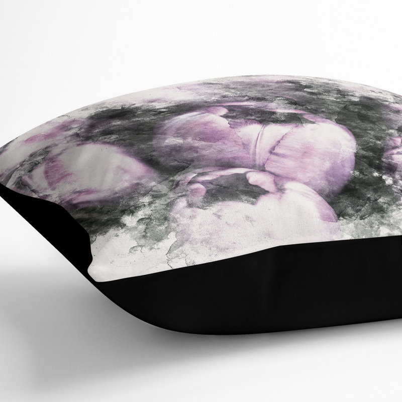 Square Cushion, 40cm H x 40cm W x 15cm D, Black
