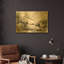 Tableau mural en métal doré « Cheval blanc » de GraphINC, 61 x 41 cm-759591020