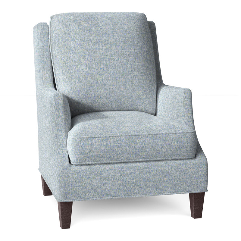 Fauteuil l 31,5 po Savannah, Montego Bay, Périglé doux au toucher céruléen