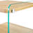 Simple and Generous Three - level Bedside Table with Storage Function, MDF Board Surface and Transparent Tempered Glass, Ideal for Multiple Spaces.-1339206476