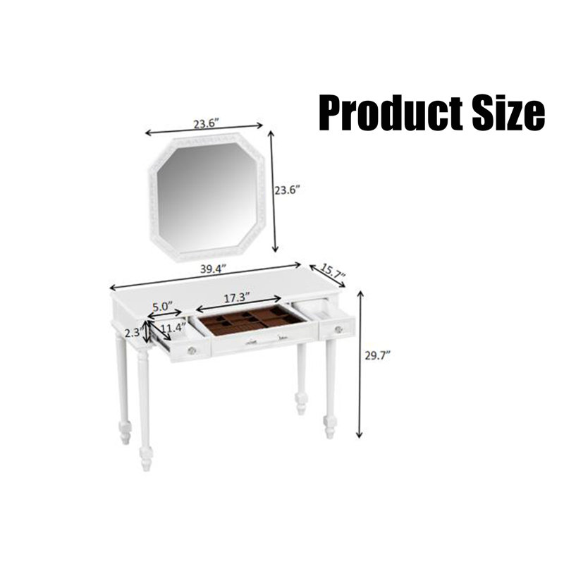Retro Makeup Desk