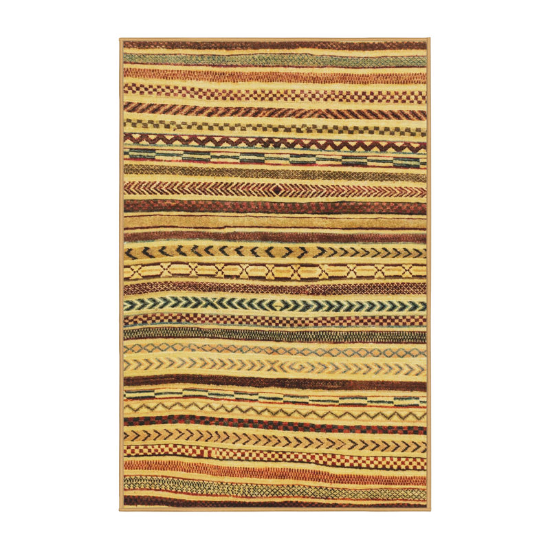 Abstract Indoor Rug, Rectangle 7' x 9'
