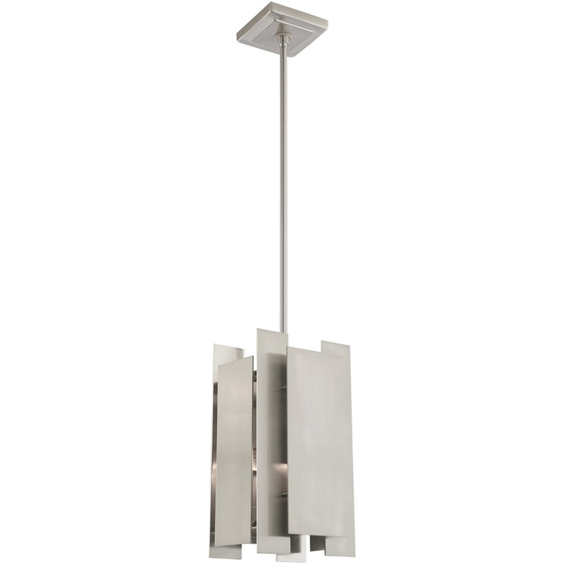 Luminaire suspendu rectangulaire 1 lumière