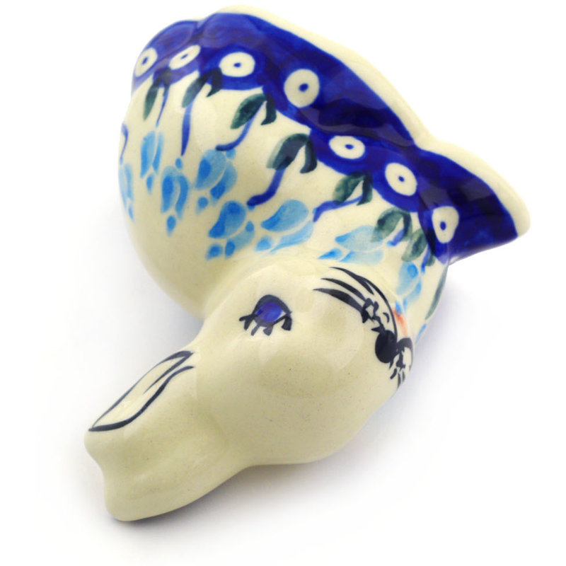 Figurine lapin floral
