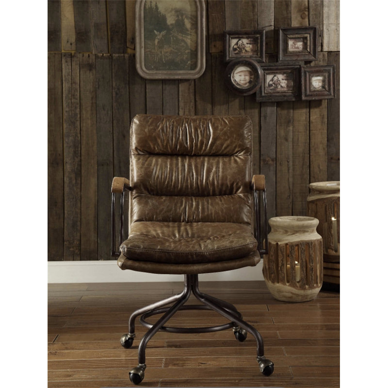 Chaise de bureau Harith II, Brun