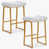 White Seat/Gold Frame