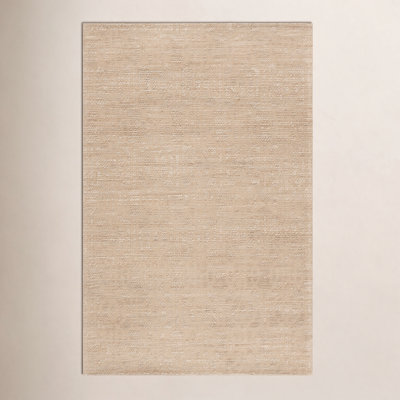 Natural Fiber Hand Woven Jacquard Performance Solid Color Indoor Rug