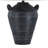 Brookfield 27" Table Lamp with Rattan Shade, Black