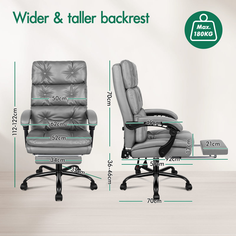 Office Chair, Grey