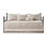6 Piece Cotton Daybed Ensemble Khaki - Mesmerizing, Twin Mattress Fit, Diamond Quilting, Padding, Machine Washable 6 Bedding Alluring, Inner,