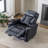 270° Power Swivel Recliner,Home Theater Seating With Hidden Arm Storage And  LED Light Strip,Cup Holder,360° Swivel Tray Table,And Cell Phone Holder-527311917