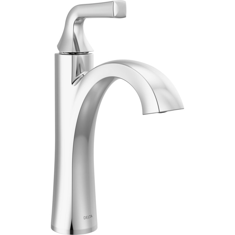 Robinet de lavabo pour salle de bain à une poignée, Chrome