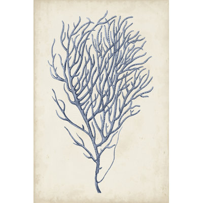 Indigo Coral VI by Vision Studio - Painting on Canvas