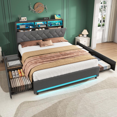 Upholstered Storage Bed