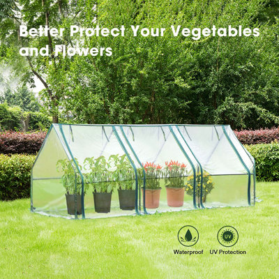 7.8' W x 3' D Hobby Greenhouse