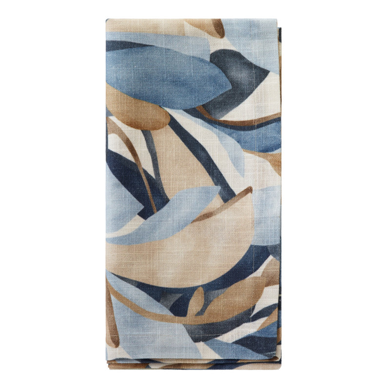 Flora 21" Napkin, Blue