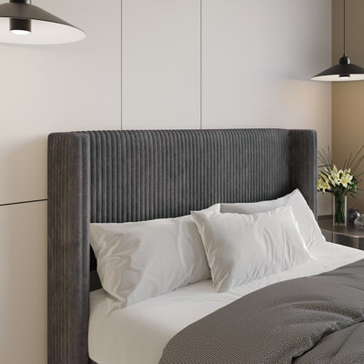 Tête de lit double rembourrée