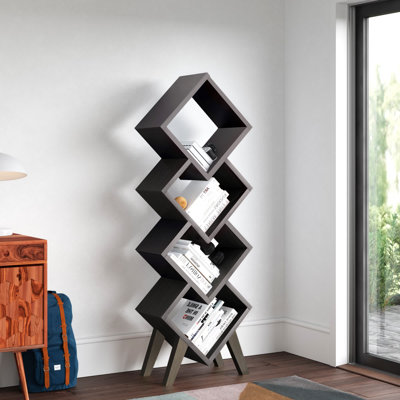 Cerna Geometric Bookcase