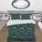 Camouflage vert - ensemble de housse de couette abstrait - microfibre de polyester