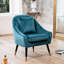 Giddings Velvet Barrel Chair-1026130748