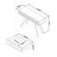 Dipasquale 115cm Solid Wood Console Table