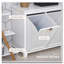 Armoire de salle de bain inclinable avec deux compartiments