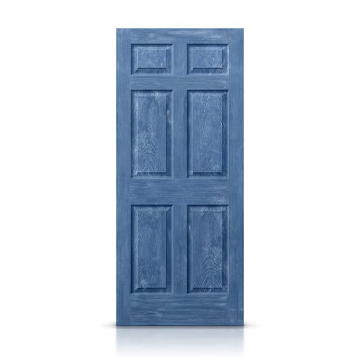 Panelled Manufactured Wood Vintage Stain Standard Door