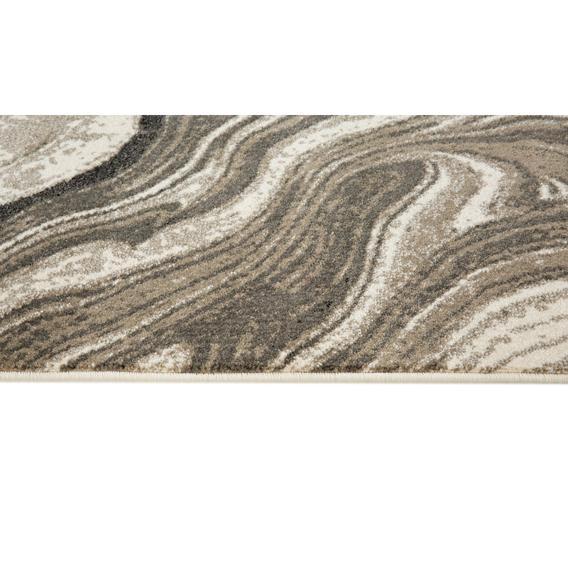 Abstract Indoor Rug, Rectangle 5' x 6'11"