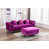 Velours violet est en rupture de stock