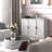 Malyha Louvered 3 Door Wide Sideboard