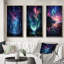 «Aurora Borealis Dancing Lights», 3 pièces sur toile-2054593099-2054593095