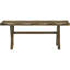 6 repas rustiques en noix de muscade noueuse, table rectangulaire, sièges rembourrés, banc pour les dîners de famille intimes muscade, chaises en bois, banc, 6 sièges confortablement à la maison