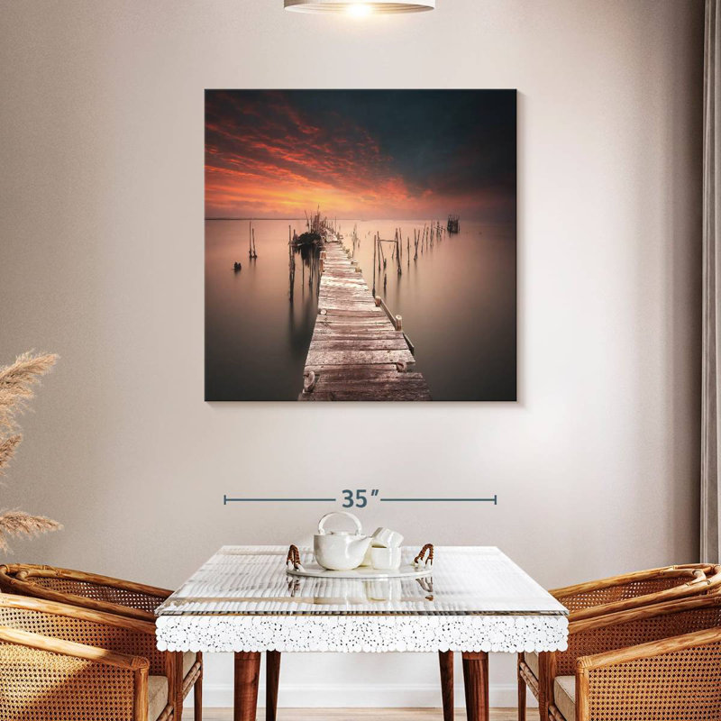 Aletra Sunset At Comporta Dock, 39" H x 39" W