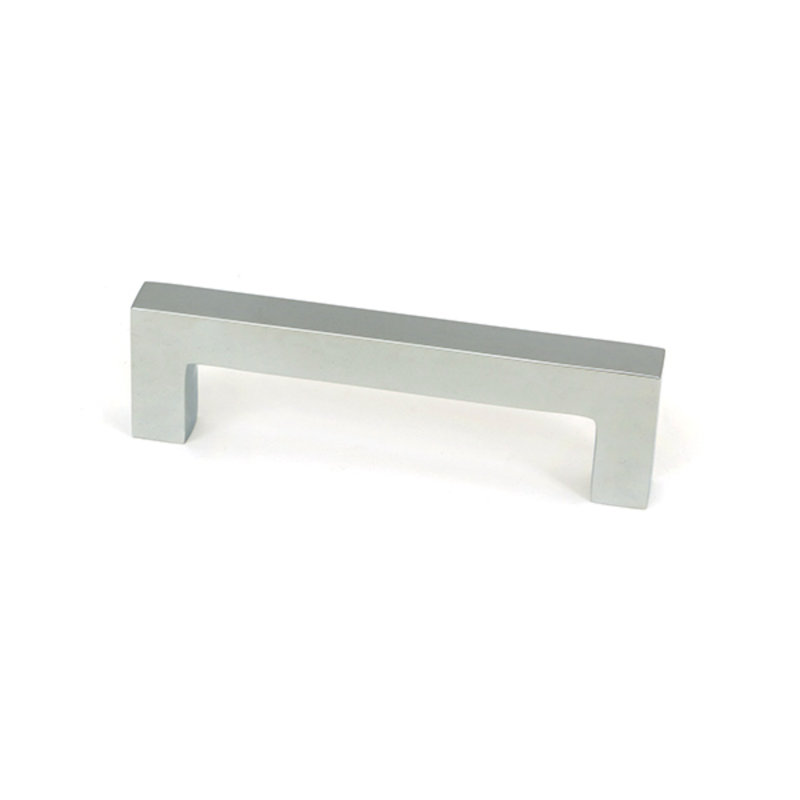 Matt Black Albers Pull Handle - Large, 9.6 cm, Polished Chrome