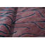 Abstract Area Rug in Rust