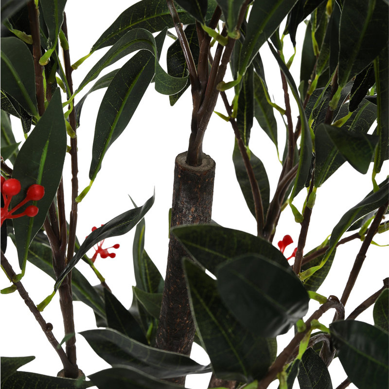 120cm Faux Olive Tree Tree in Freestanding