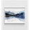 Idée de décoration murale paysage de montagne aquarelle bleu foncé Lake Lake