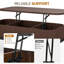 Table basse à plateau relevable de 39 po avec rangement de style moderne pour la chambre à coucher et le salon-1645577605