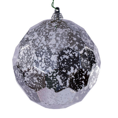 The Holiday Aisle® 4.75" Honeycomb Mercury Ornament. It includes 4 pieces per bag.