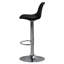 Swivel Upholstered Adjustable Height Counter Stool with Metal Frame-25243736